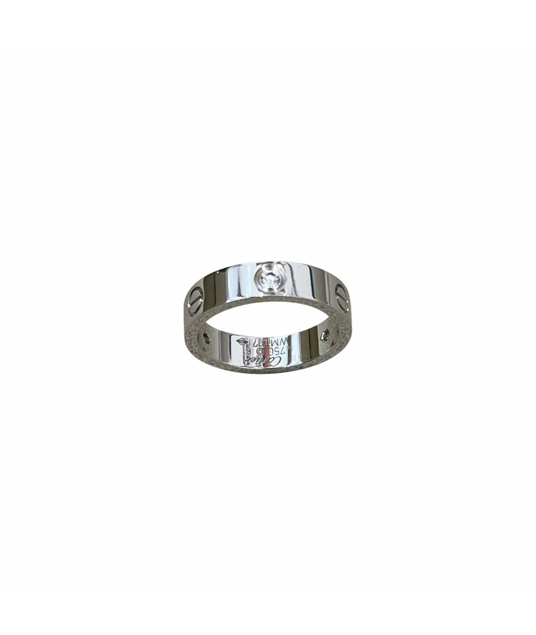 CARTIER Серебряное кольцо из белого золота, фото 1