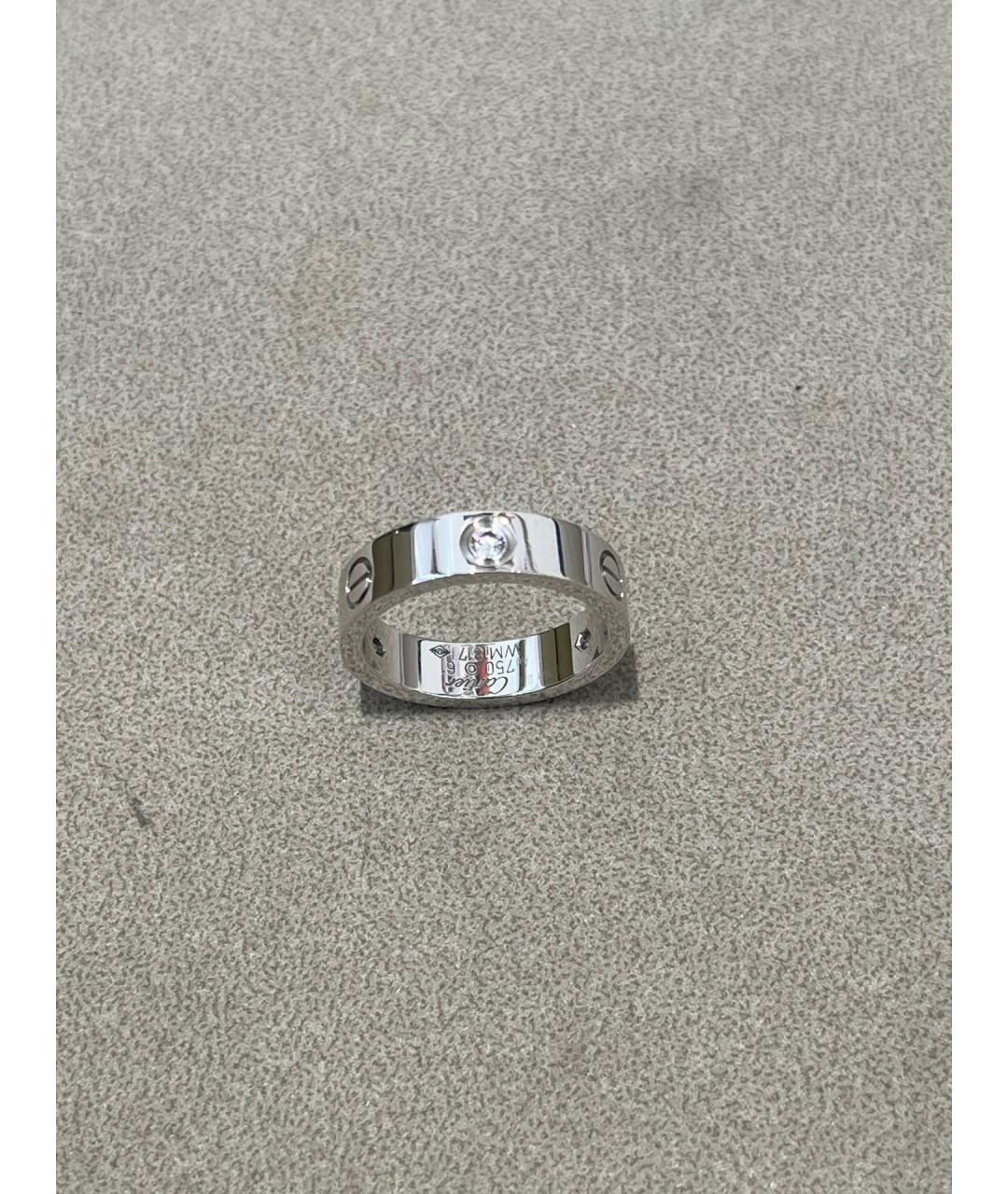 CARTIER Серебряное кольцо из белого золота, фото 5