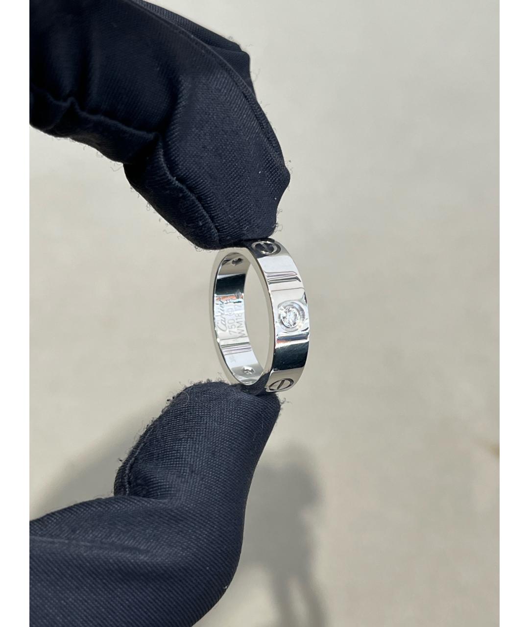 CARTIER Серебряное кольцо из белого золота, фото 6