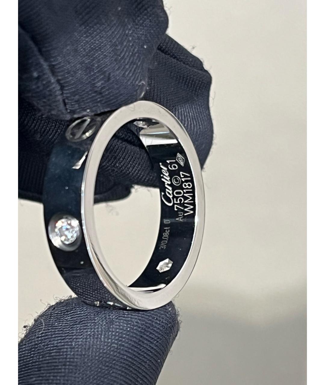CARTIER Серебряное кольцо из белого золота, фото 2