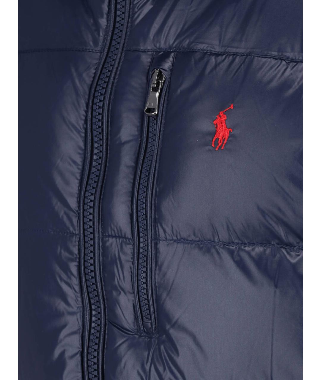 POLO RALPH LAUREN Синий полиэстеровый жилет, фото 3