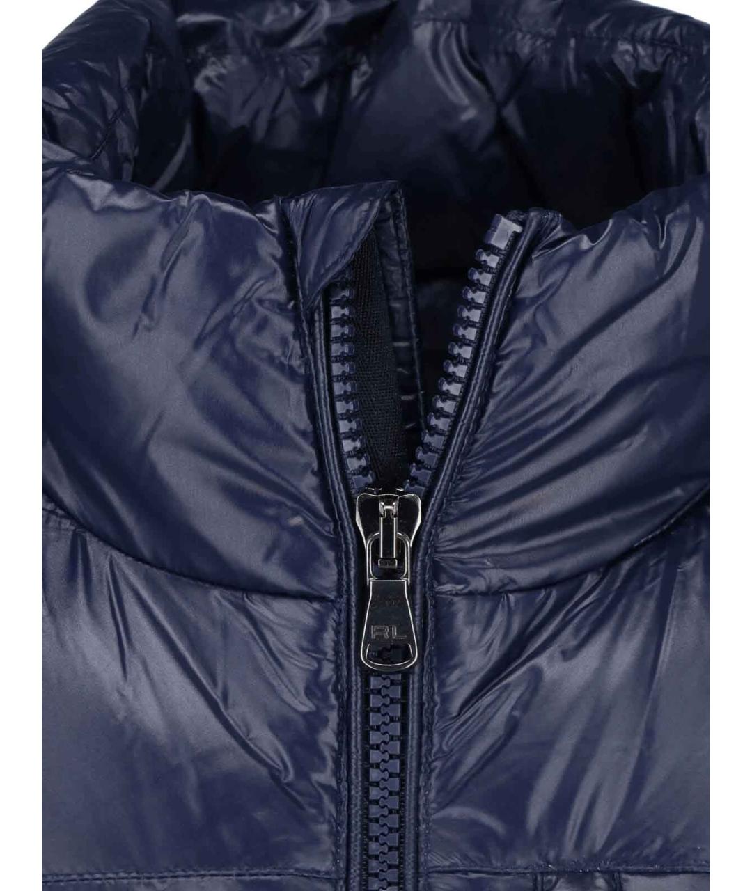 POLO RALPH LAUREN Синий полиэстеровый жилет, фото 4
