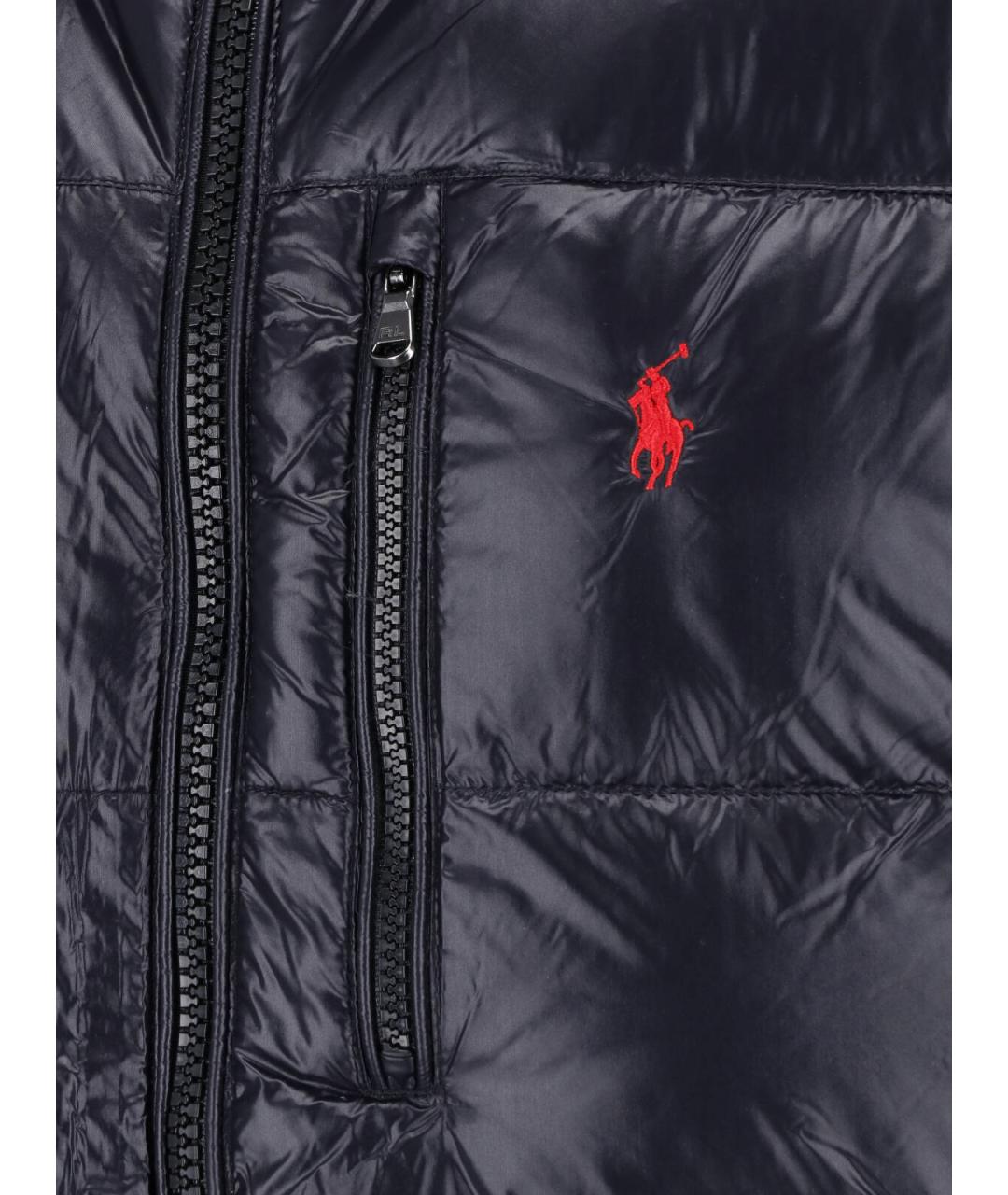 POLO RALPH LAUREN Черный полиэстеровый жилет, фото 3