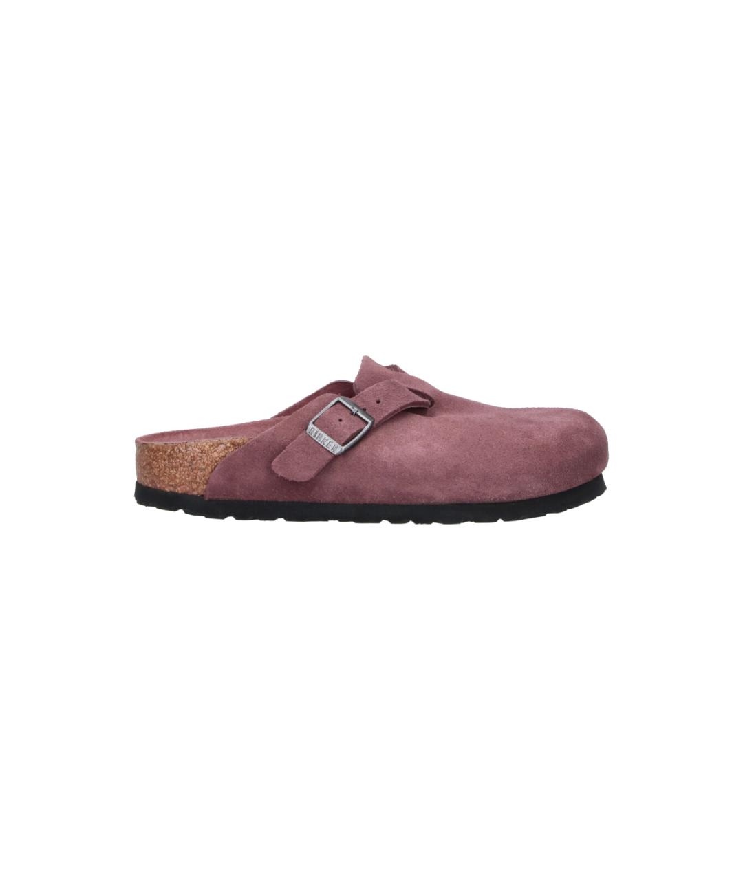 BIRKENSTOCK Фиолетовые замшевые мюли, фото 6