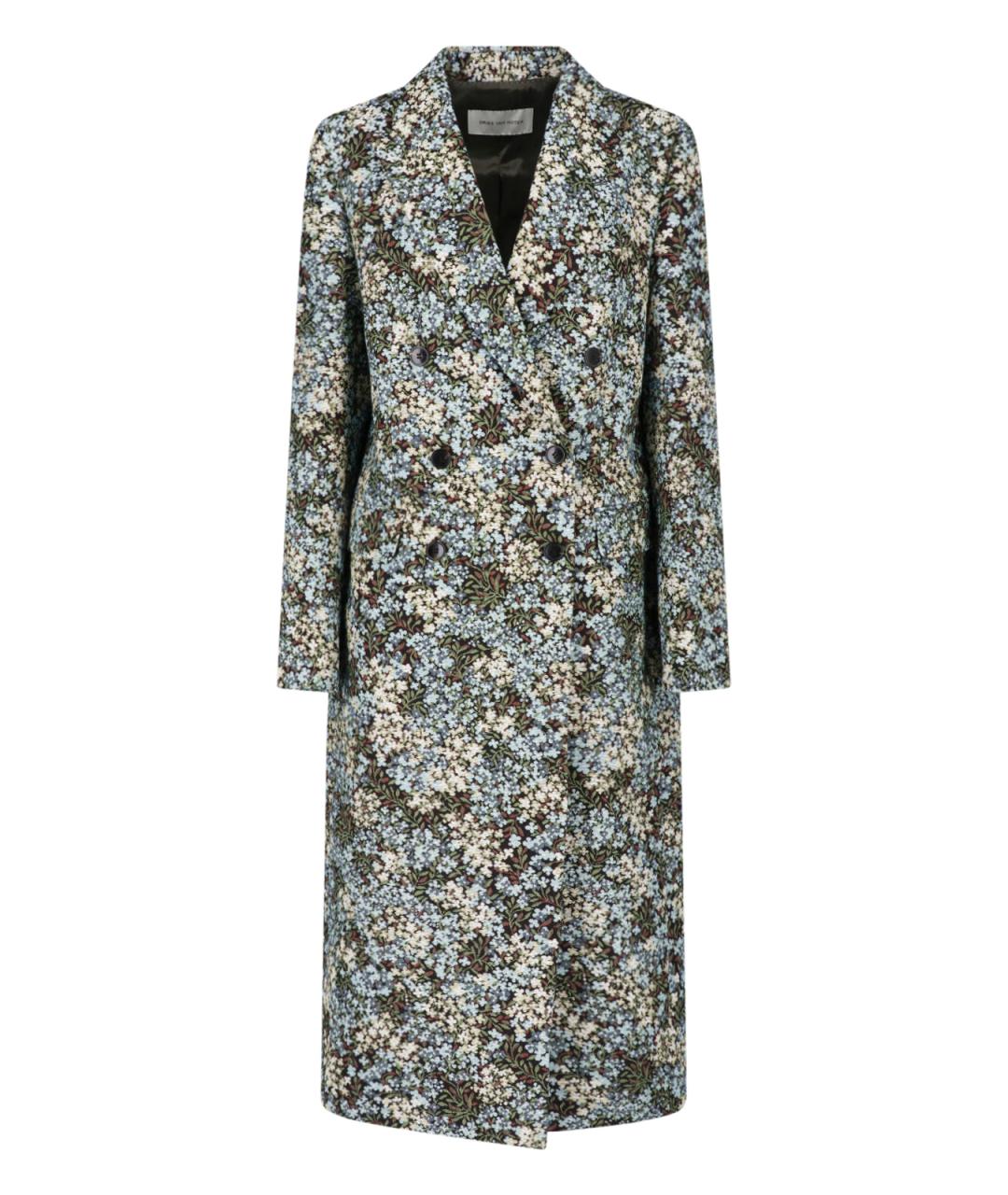 DRIES VAN NOTEN Мульти полиэстеровое пальто, фото 1