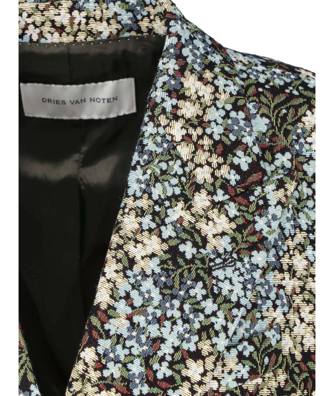 DRIES VAN NOTEN Мульти полиэстеровое пальто, фото 4
