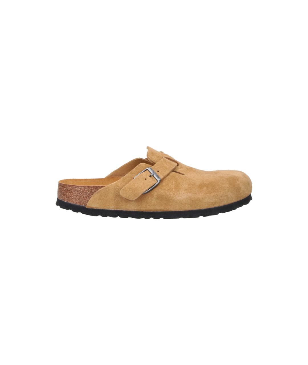 BIRKENSTOCK Бежевые замшевые мюли, фото 6