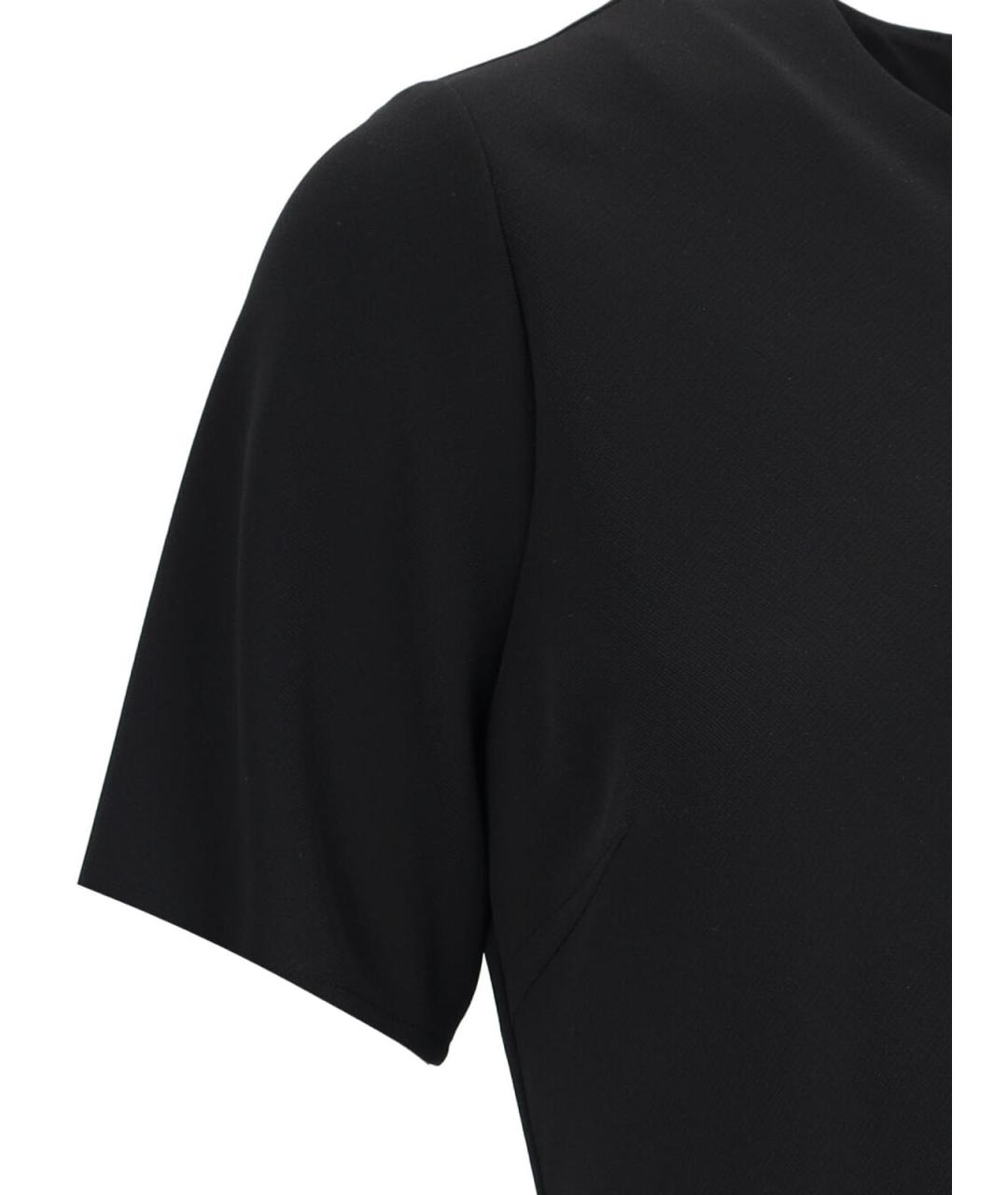 CALVIN KLEIN Черное полиэстеровое вечернее платье, фото 5