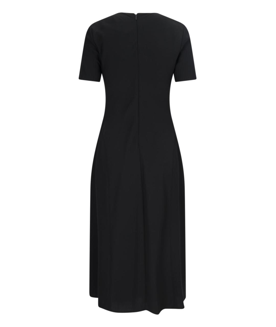 CALVIN KLEIN Черное полиэстеровое вечернее платье, фото 2