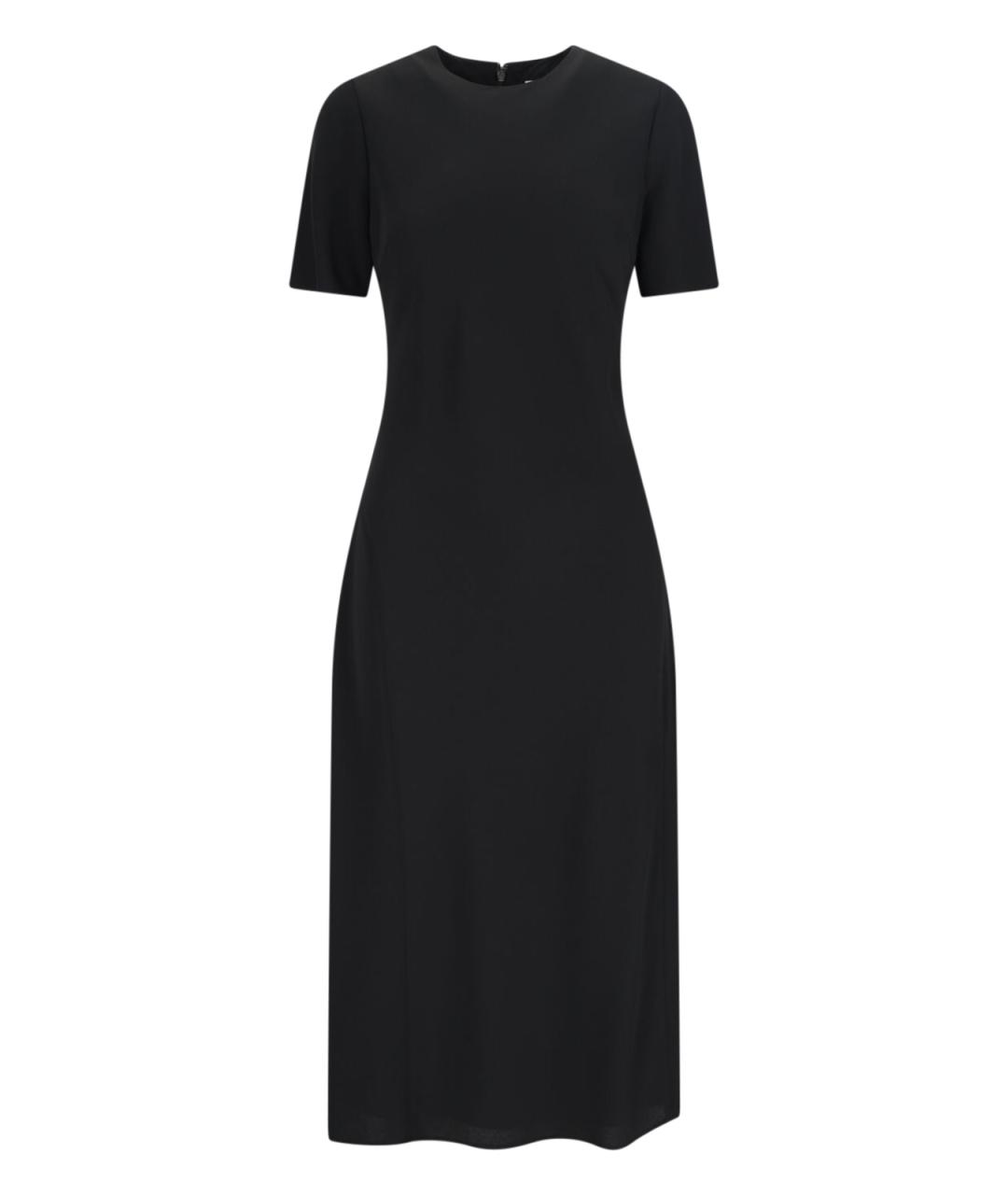 CALVIN KLEIN Черное полиэстеровое вечернее платье, фото 1
