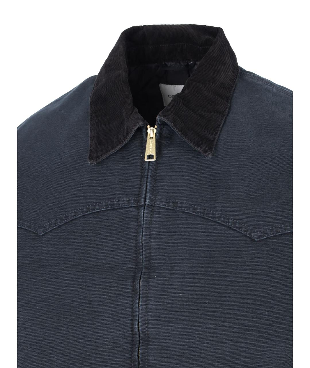 CARHARTT WIP Черная хлопковая куртка, фото 3