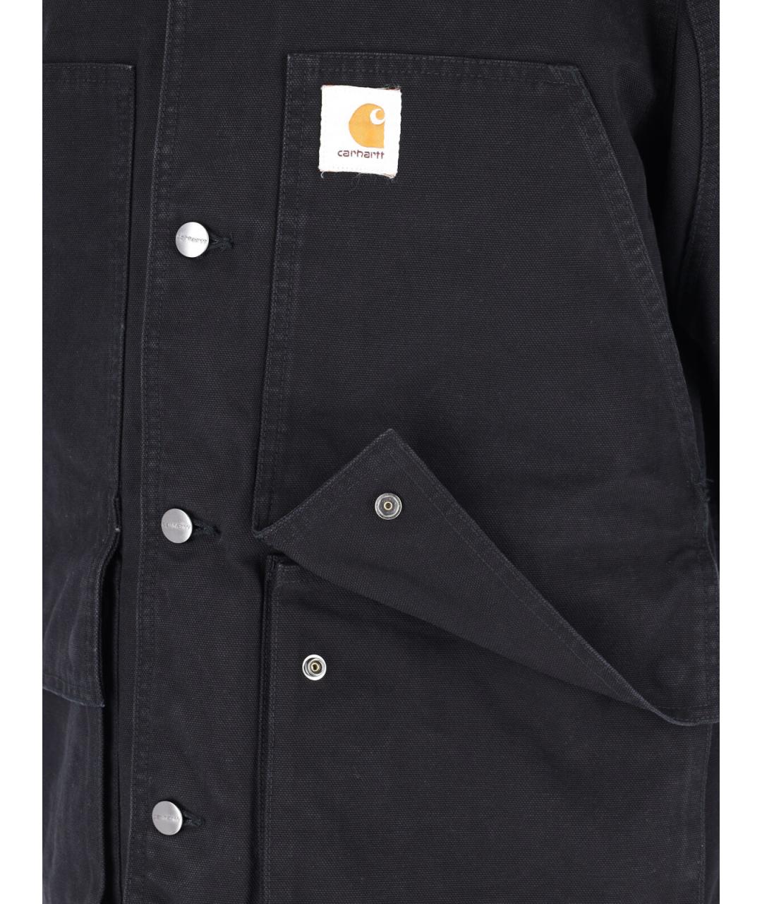 CARHARTT WIP Черная хлопковая куртка, фото 4