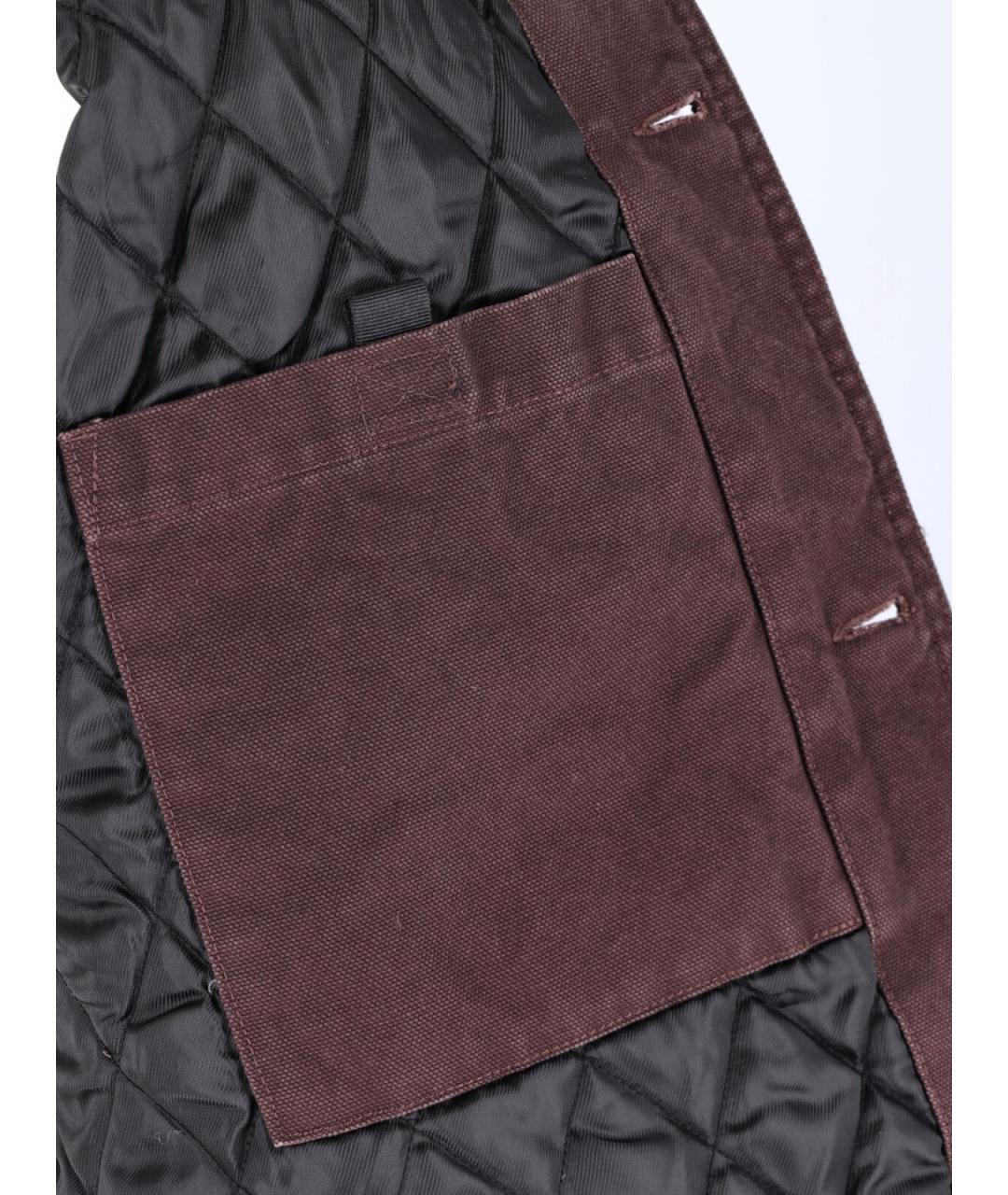 CARHARTT WIP Коричневая хлопковая куртка, фото 5