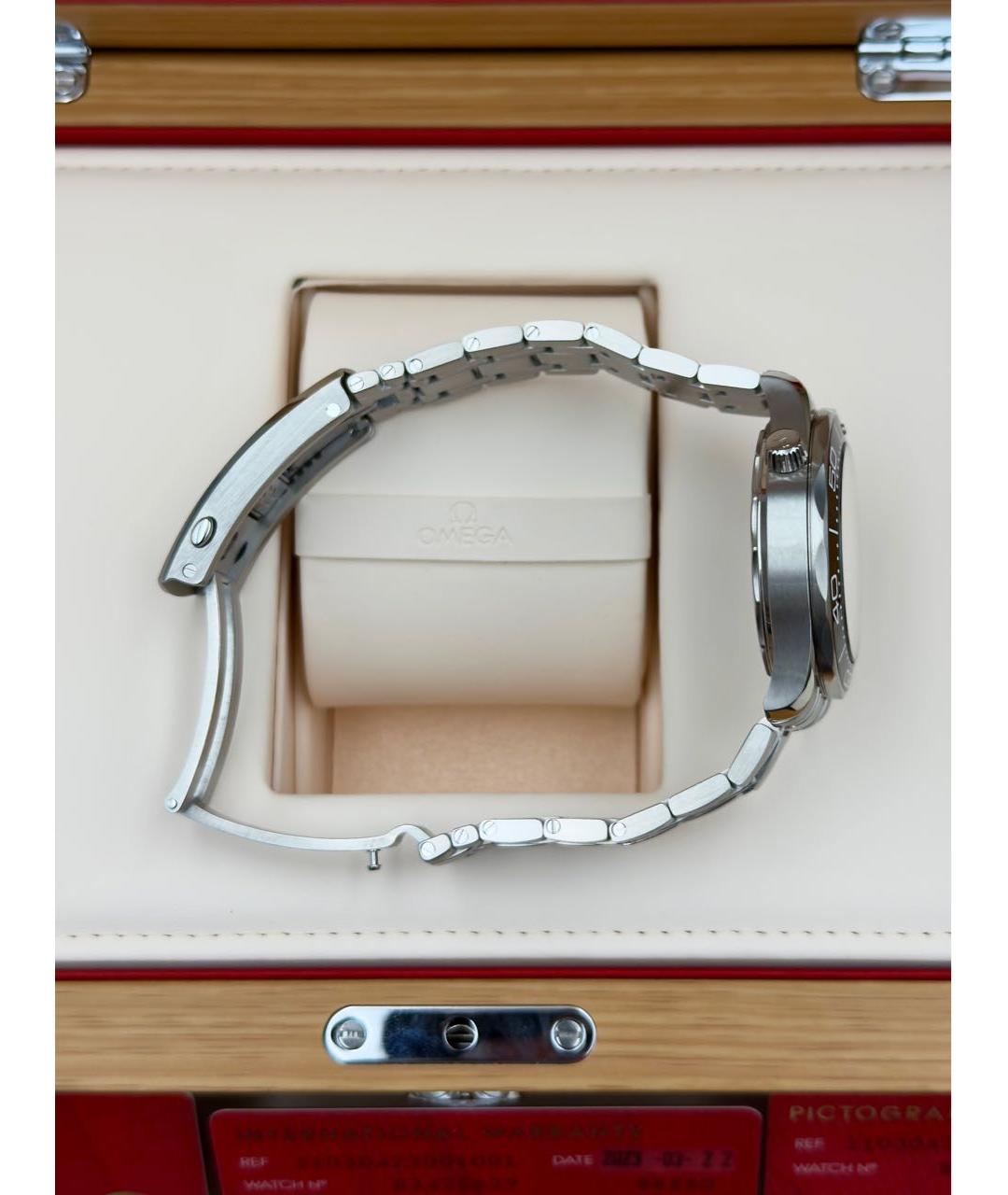 OMEGA Серебряные часы, фото 6