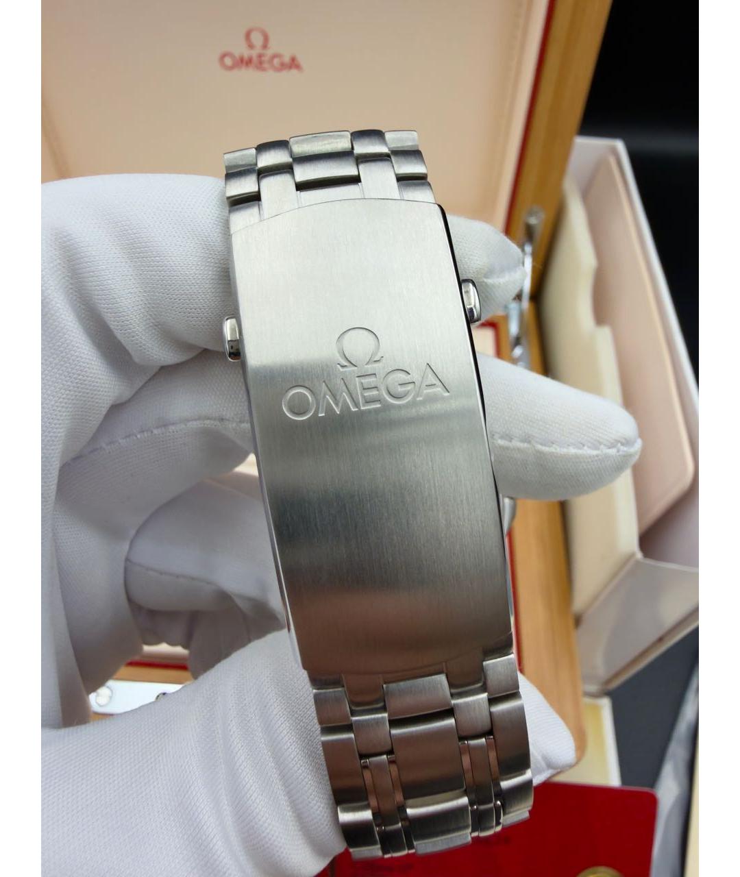 OMEGA Серебряные часы, фото 4