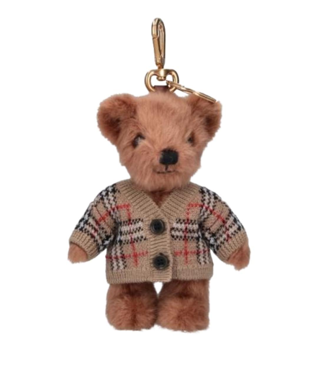 BURBERRY Бежевый брелок, фото 1