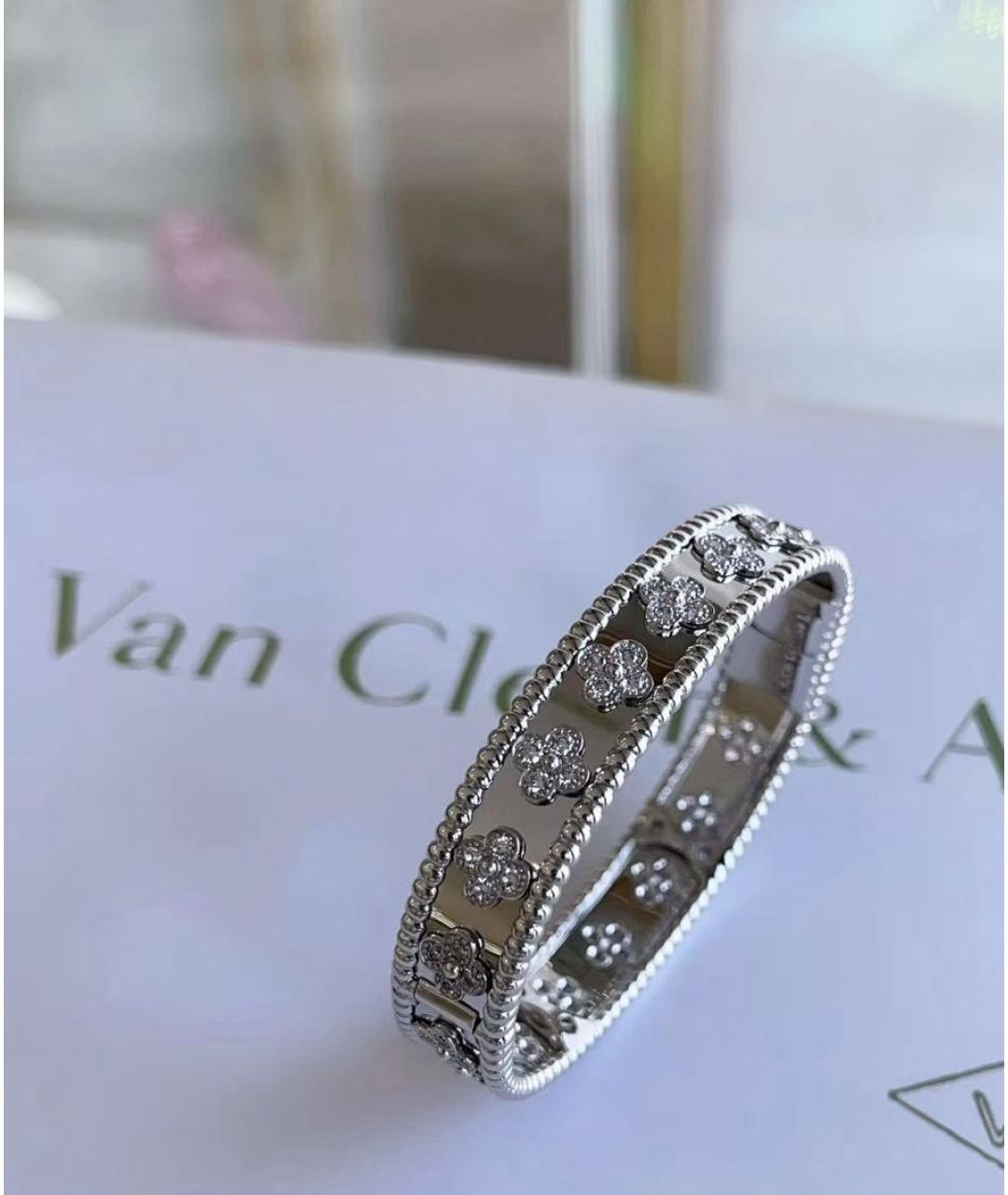 VAN CLEEF & ARPELS Серебряный браслет из белого золота, фото 4