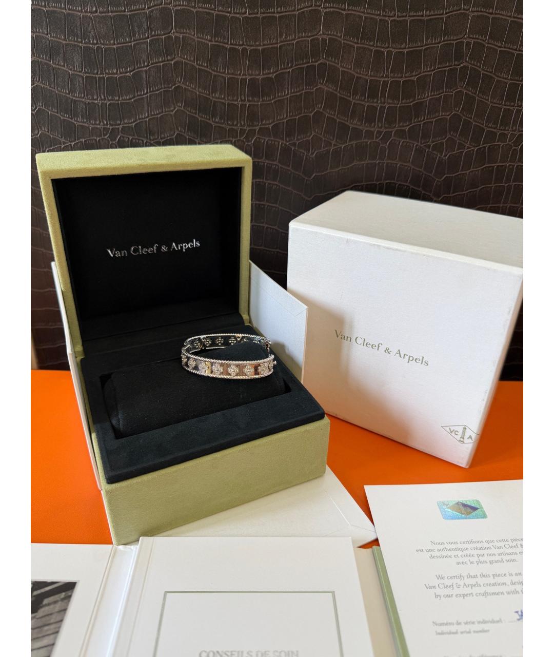 VAN CLEEF & ARPELS Серебряный браслет из белого золота, фото 2