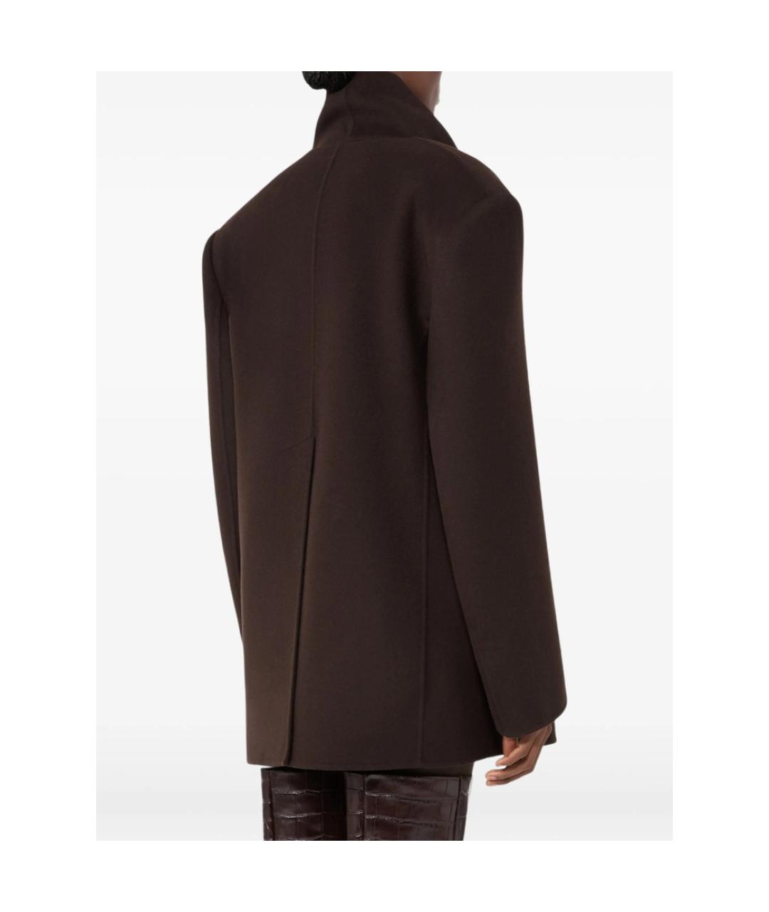 SPORTMAX Коричневый шерстяной жакет/пиджак, фото 2
