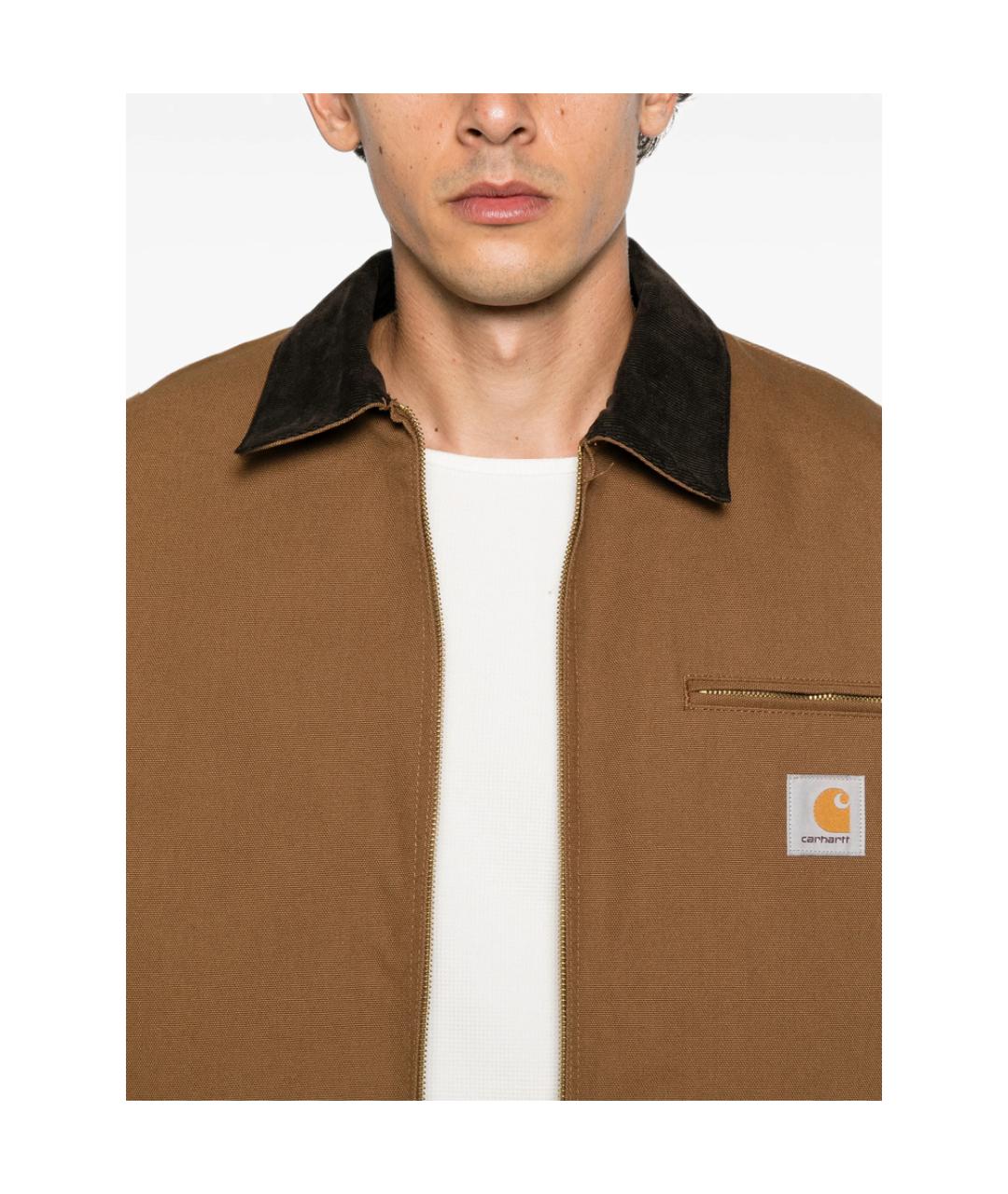 CARHARTT Коричневая хлопковая куртка, фото 5