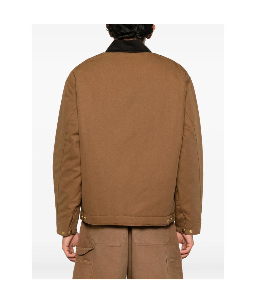 CARHARTT Коричневая хлопковая куртка, фото 3