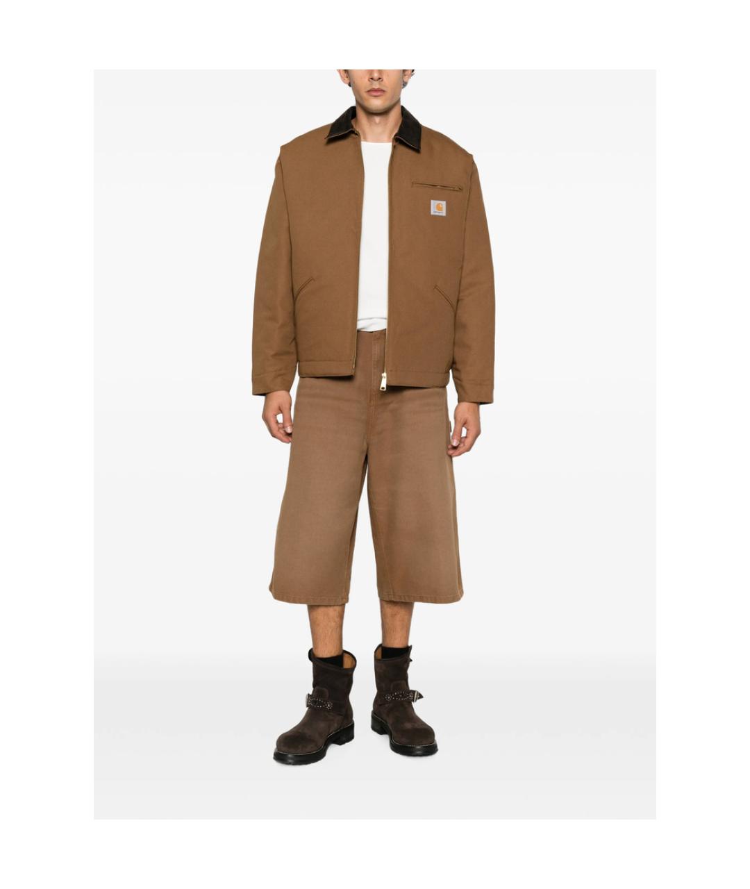 CARHARTT Коричневая хлопковая куртка, фото 2