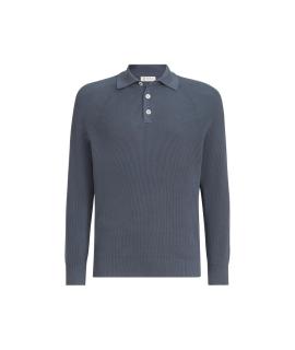 BRUNELLO CUCINELLI Поло с длинным рукавом