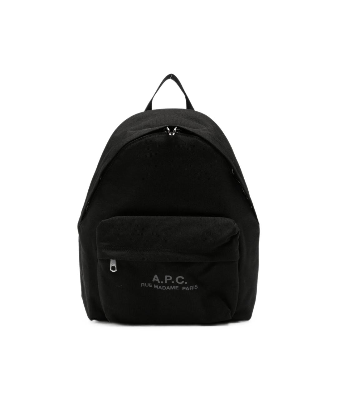 A.P.C. Черный тканевый рюкзак, фото 1