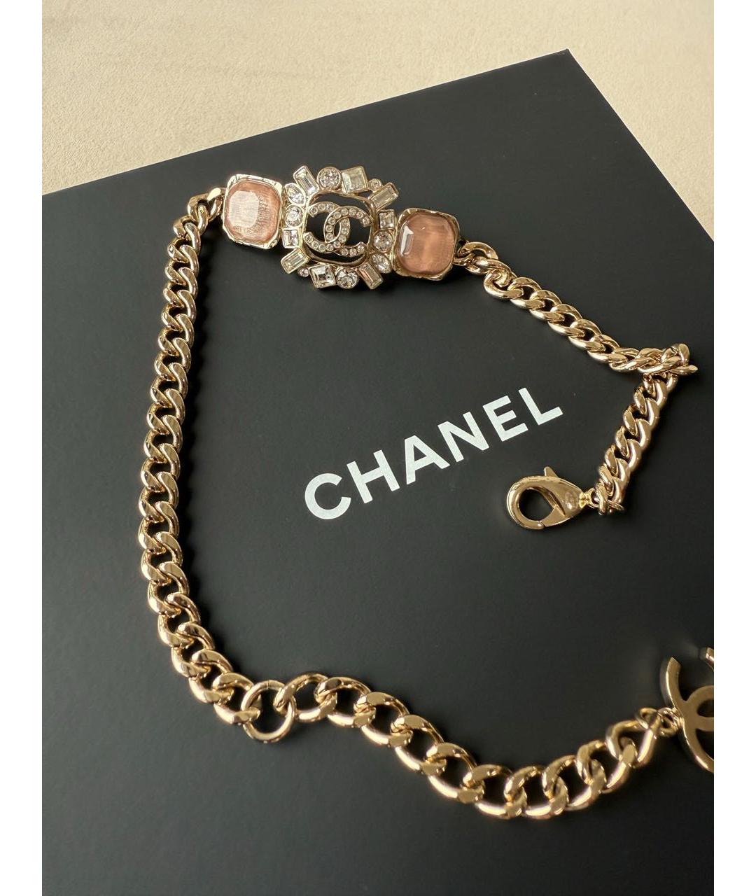 CHANEL Золотой чокер, фото 4