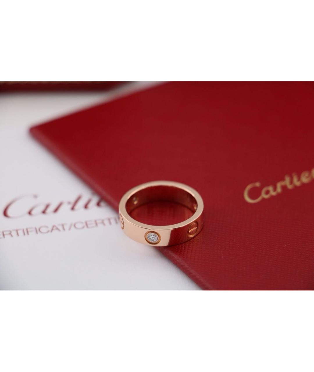 CARTIER Золотое кольцо из розового золота, фото 3