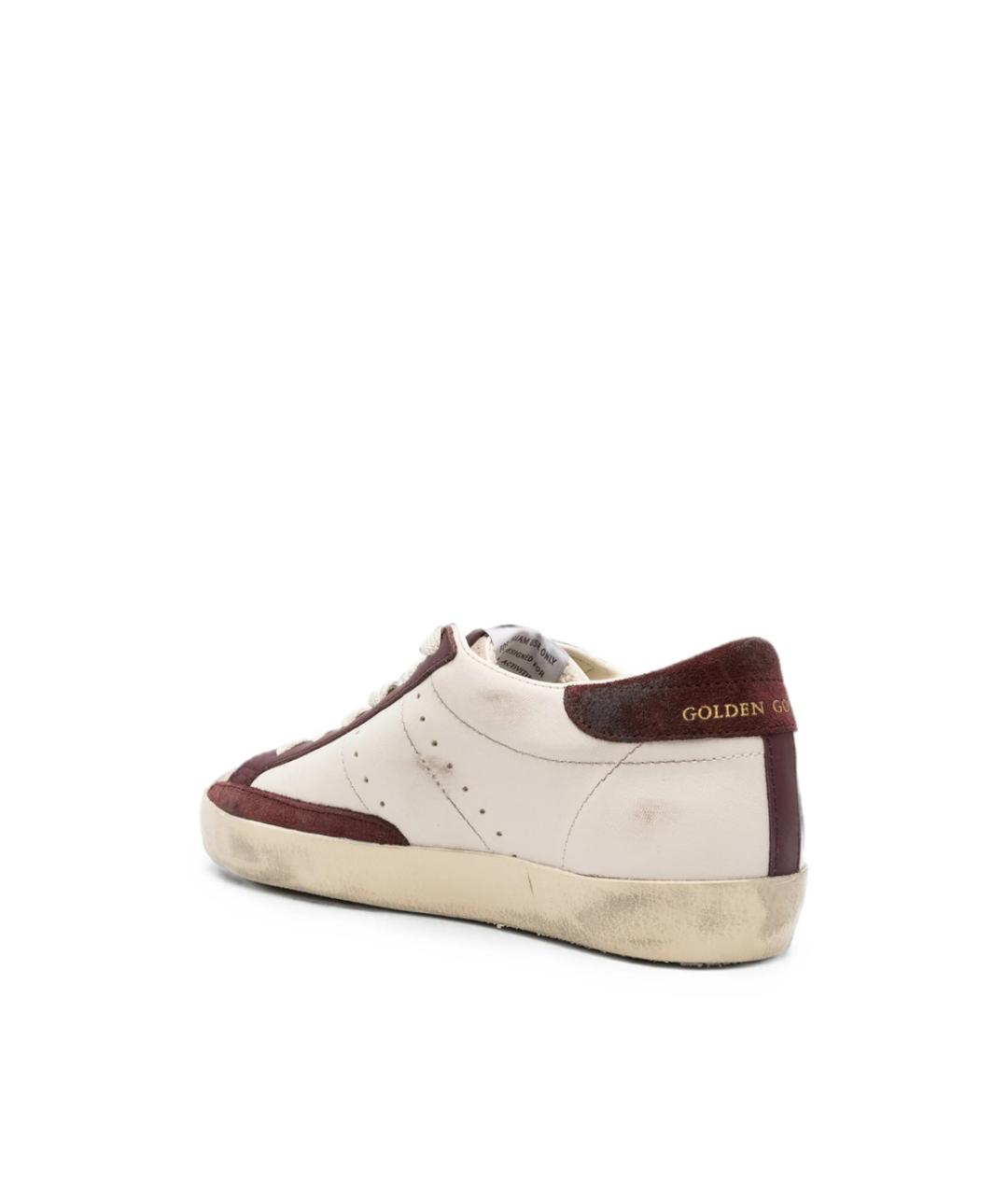 GOLDEN GOOSE Белые кожаные кеды, фото 3