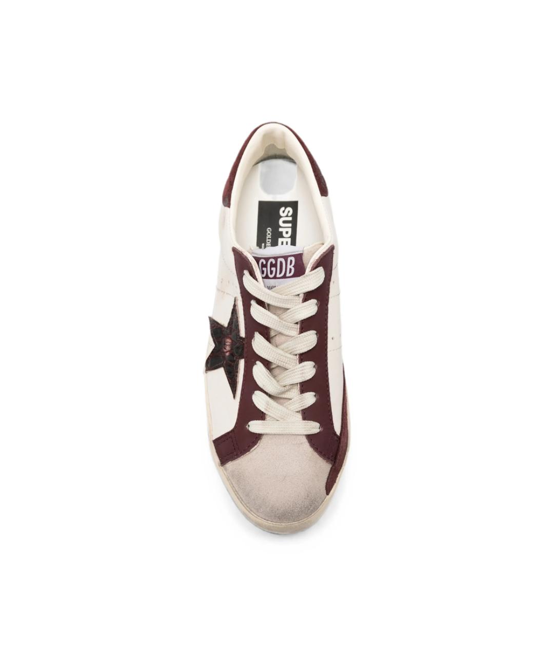 GOLDEN GOOSE Белые кожаные кеды, фото 2