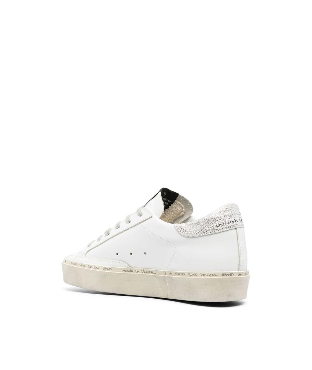 GOLDEN GOOSE Белые кожаные кеды, фото 3