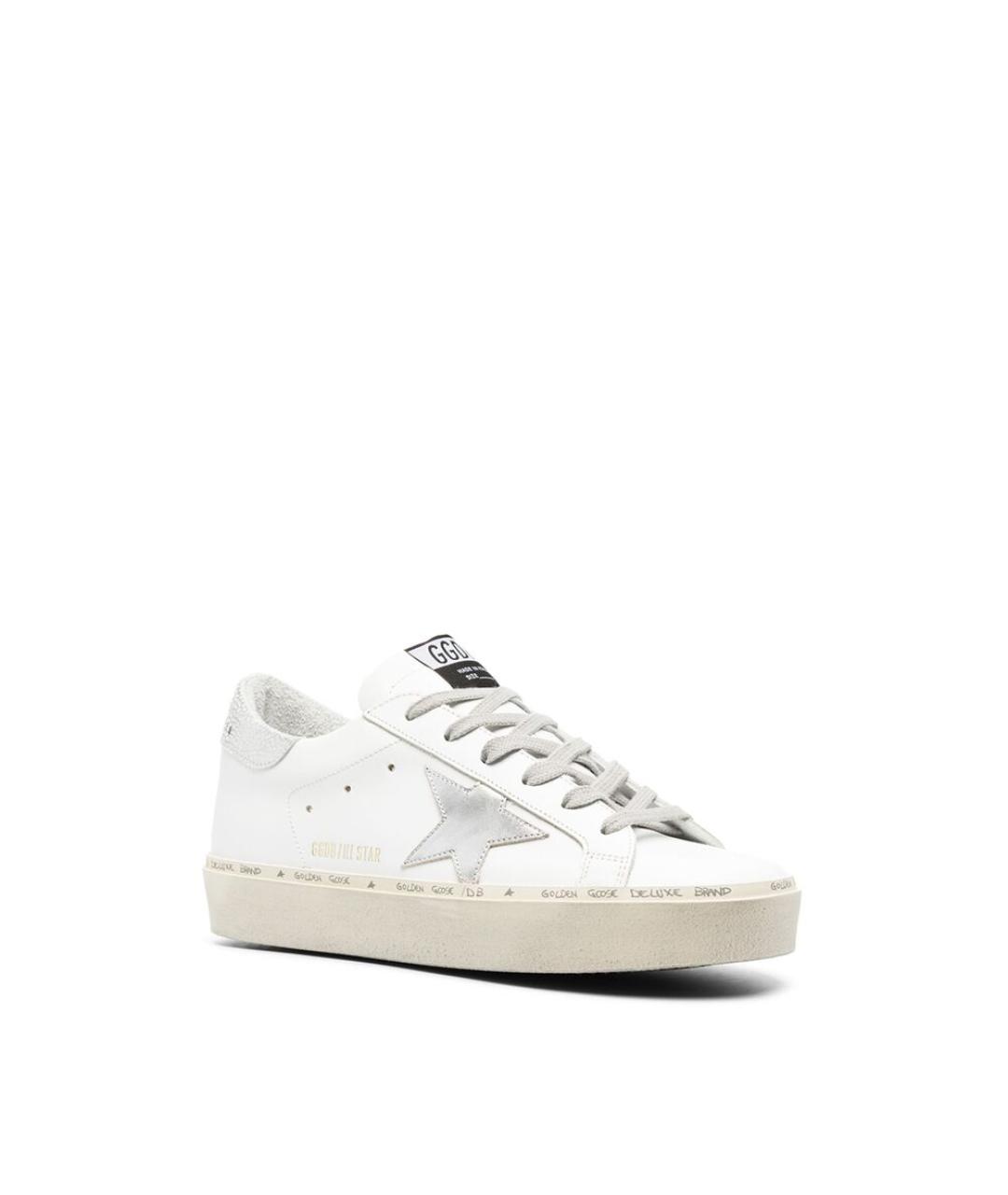 GOLDEN GOOSE Белые кожаные кеды, фото 2