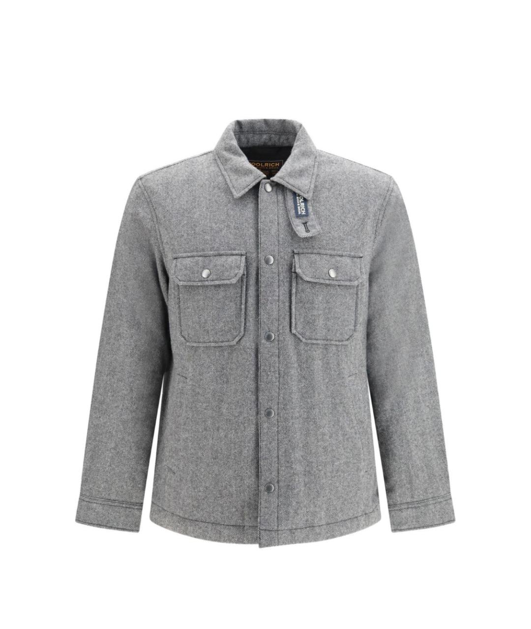 WOOLRICH Серая шерстяная куртка, фото 1