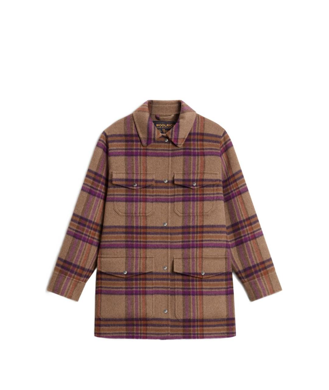 WOOLRICH Мульти шерстяное пальто, фото 1