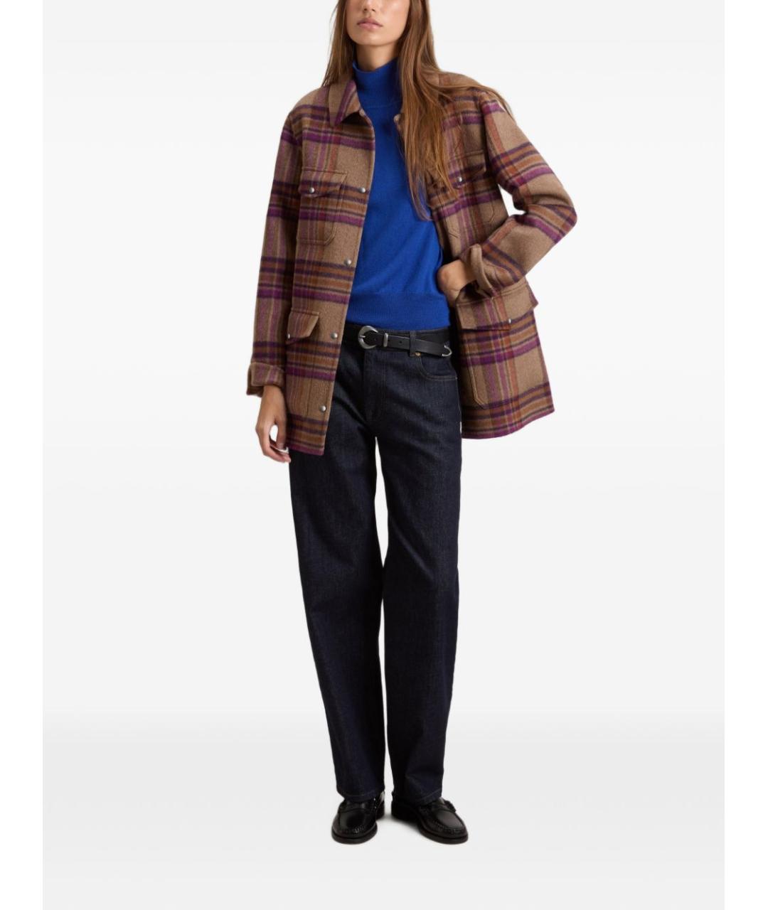 WOOLRICH Мульти шерстяное пальто, фото 4