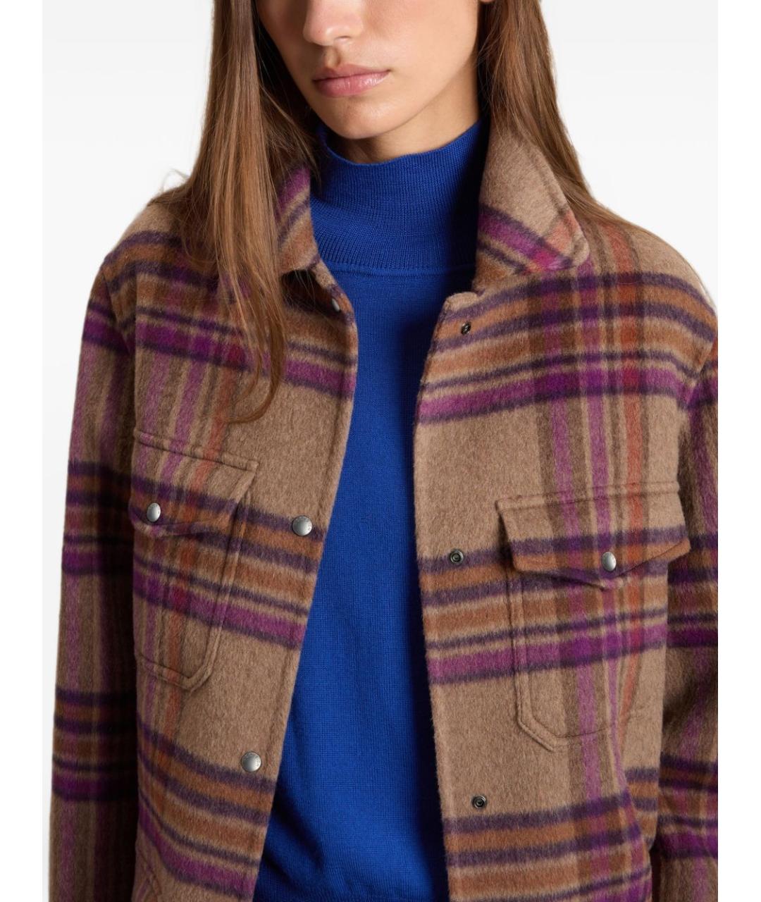 WOOLRICH Мульти шерстяное пальто, фото 3
