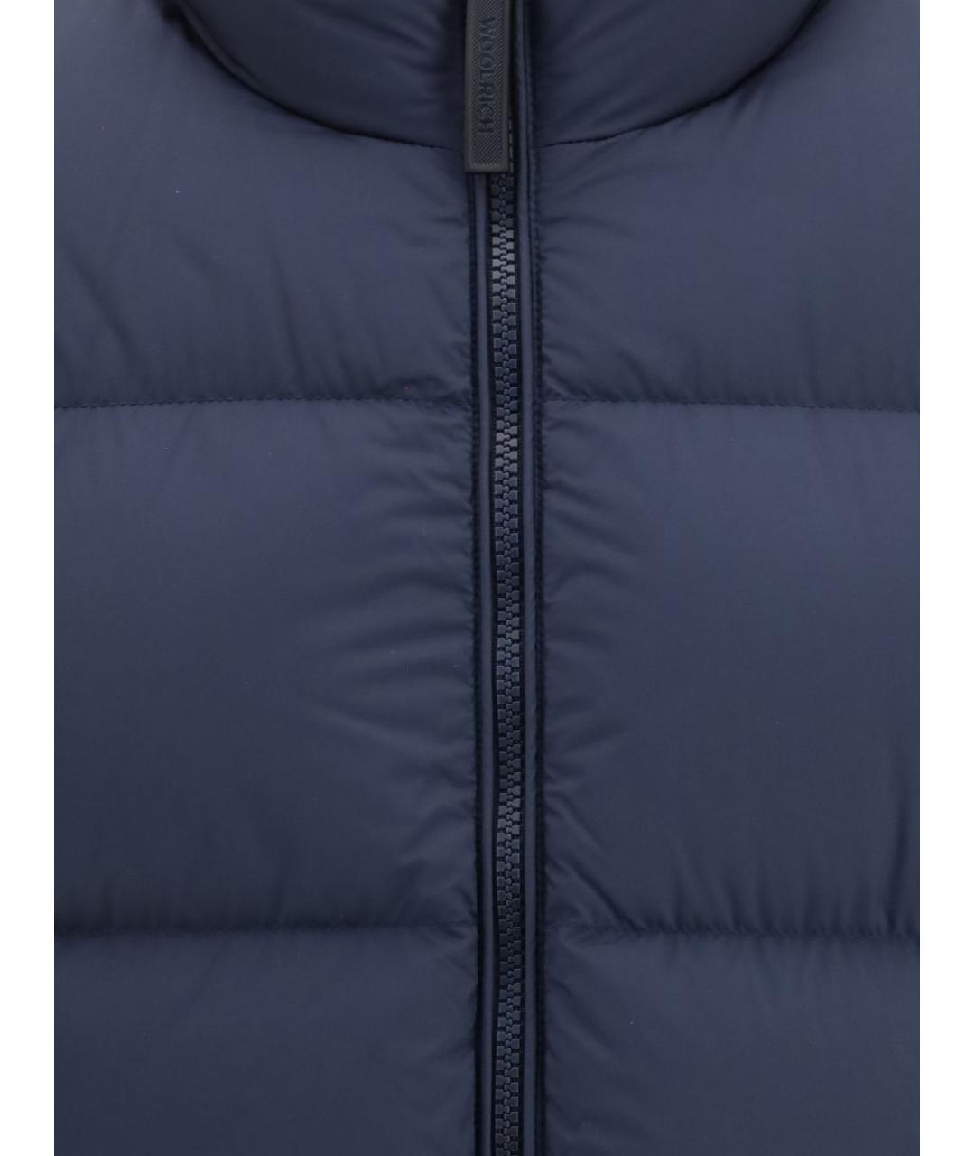 WOOLRICH Синяя полиэстеровая куртка, фото 3