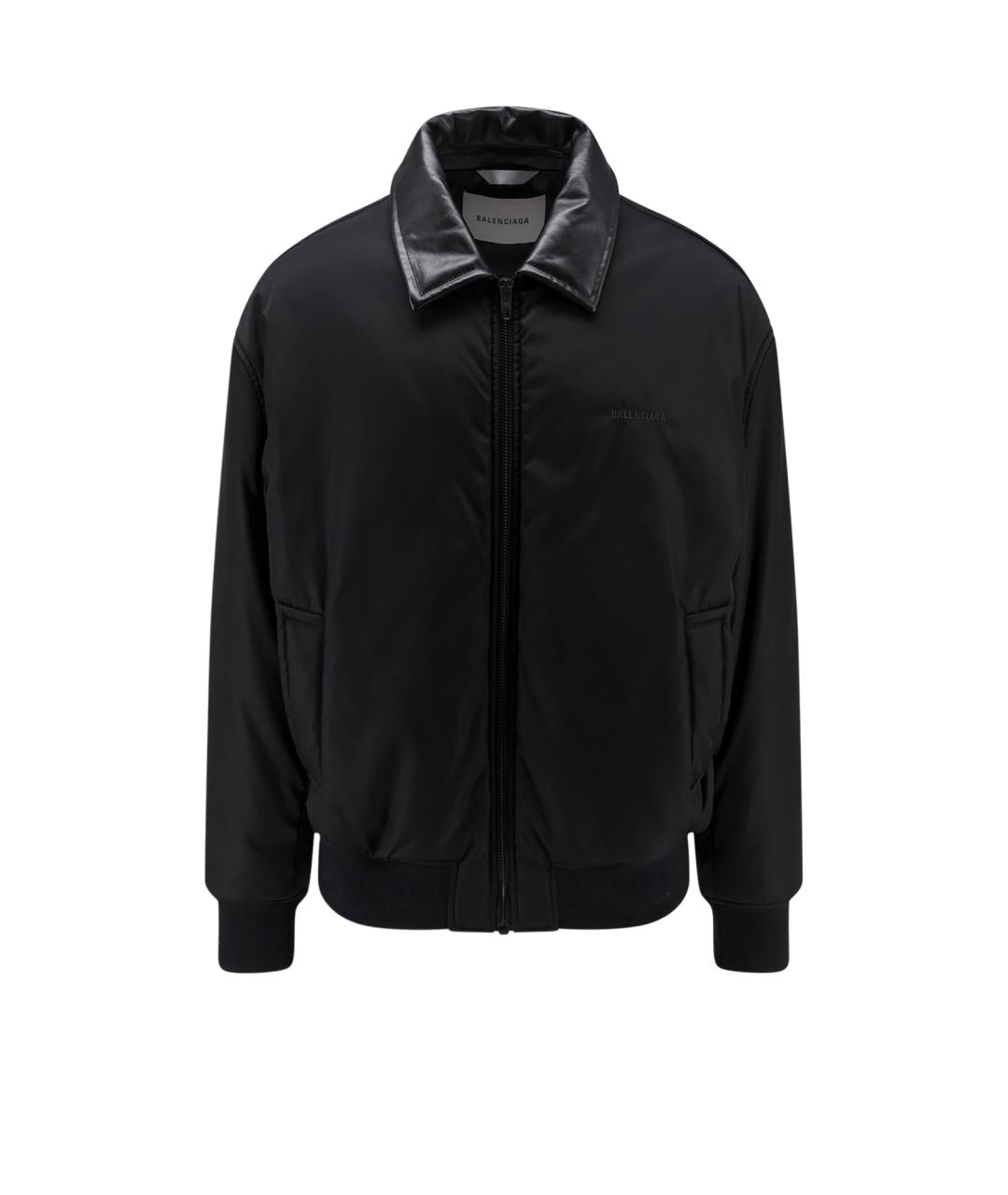 BALENCIAGA Черная хлопковая куртка, фото 1