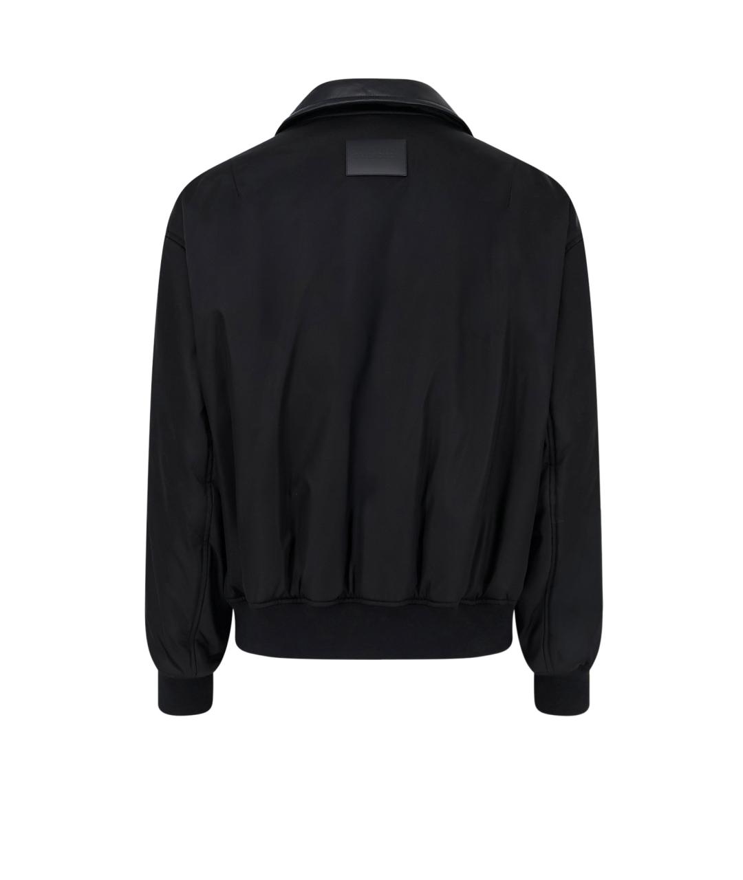 BALENCIAGA Черная хлопковая куртка, фото 2