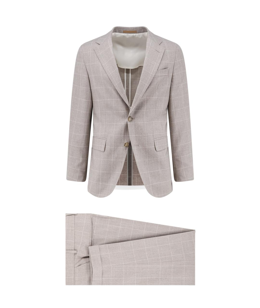 HUGO BOSS Бежевый классический костюм, фото 1
