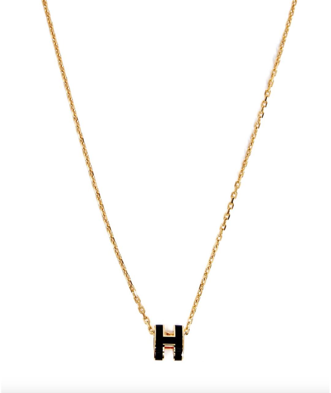 HERMES Черная подвеска, фото 1