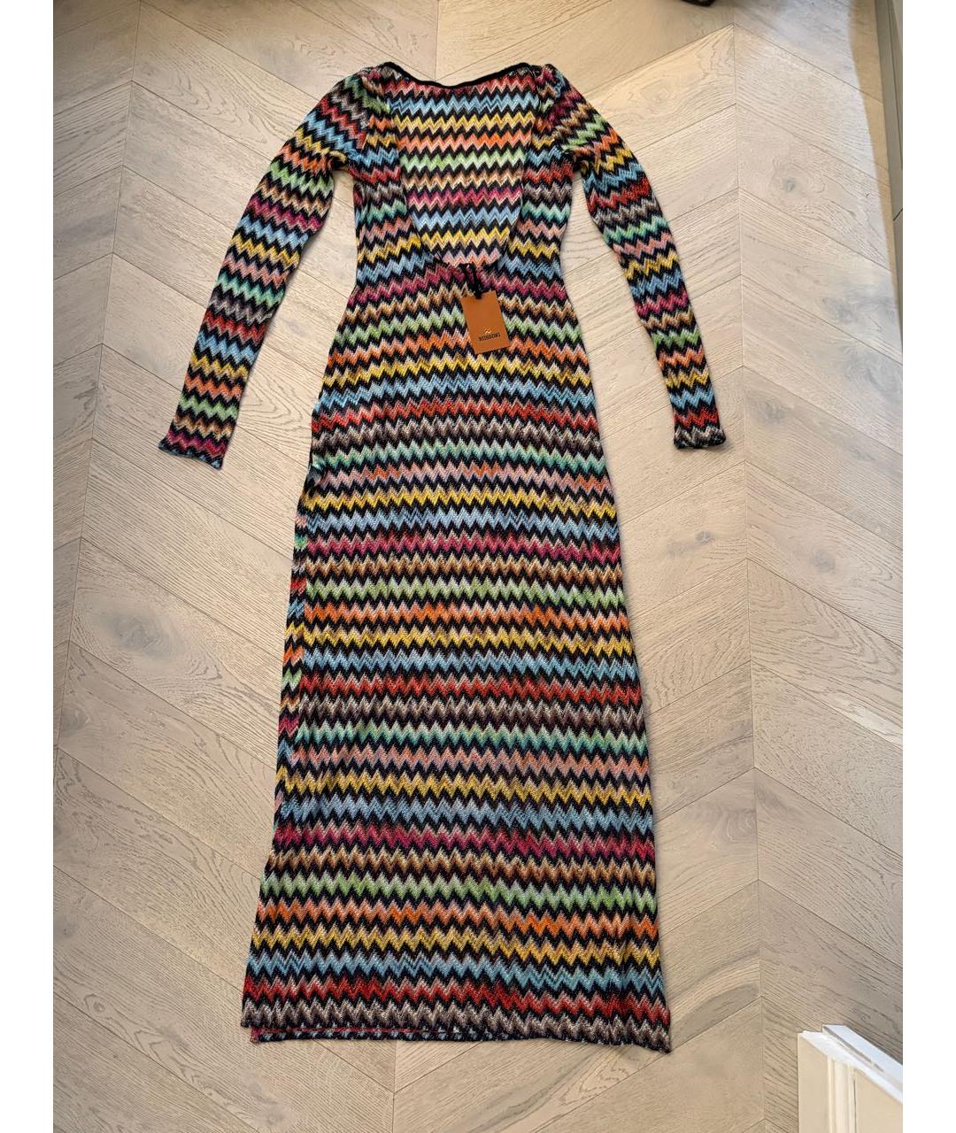 MISSONI Мульти вискозное коктейльное платье, фото 2