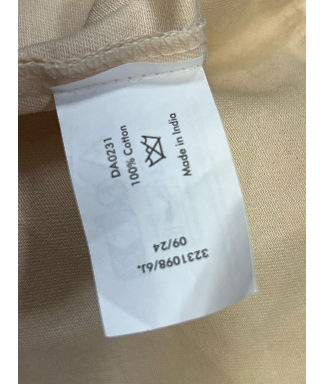 LOUIS VUITTON Бежевая кожаная поясная сумка, фото 7
