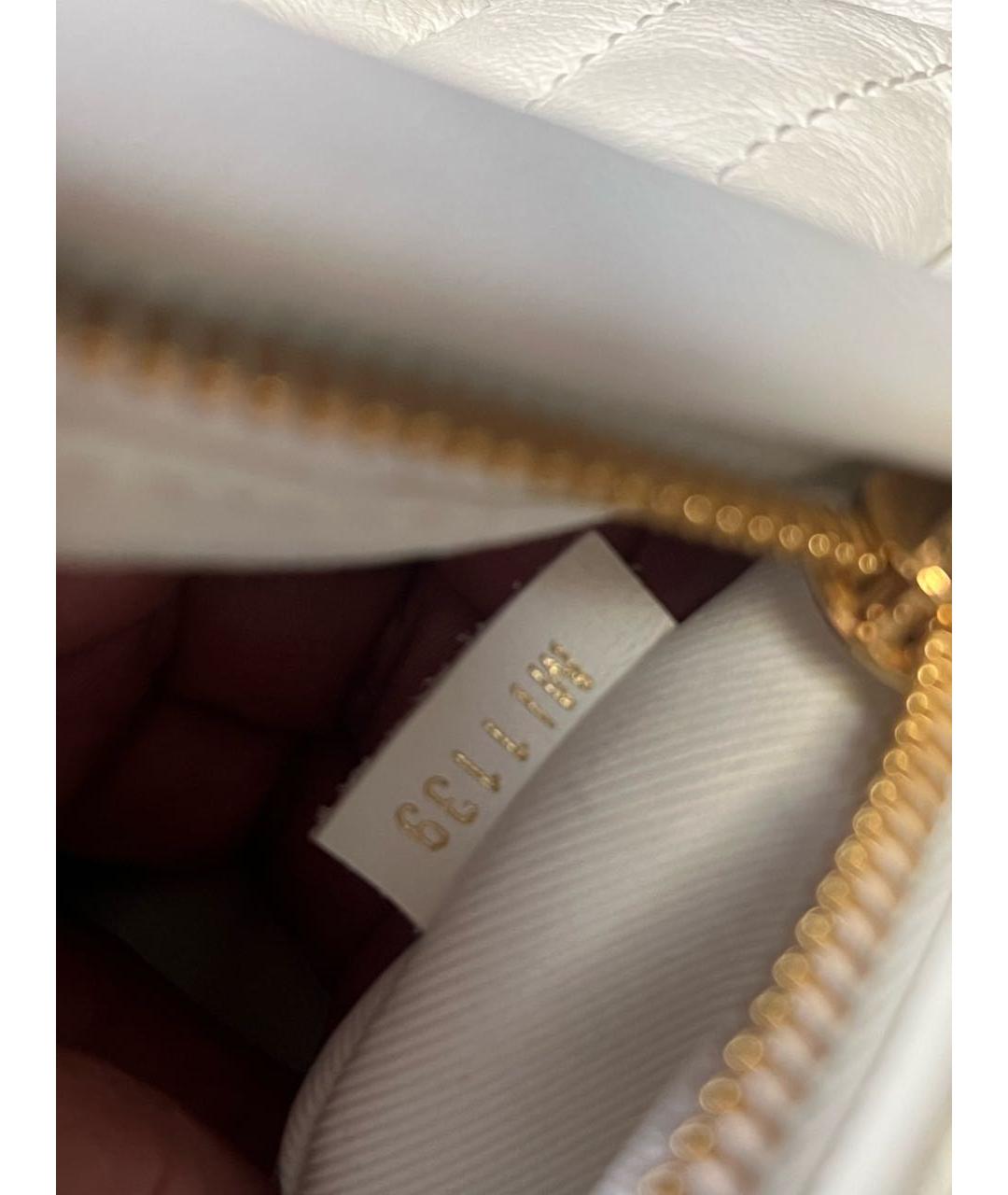 LOUIS VUITTON Бежевая кожаная поясная сумка, фото 5