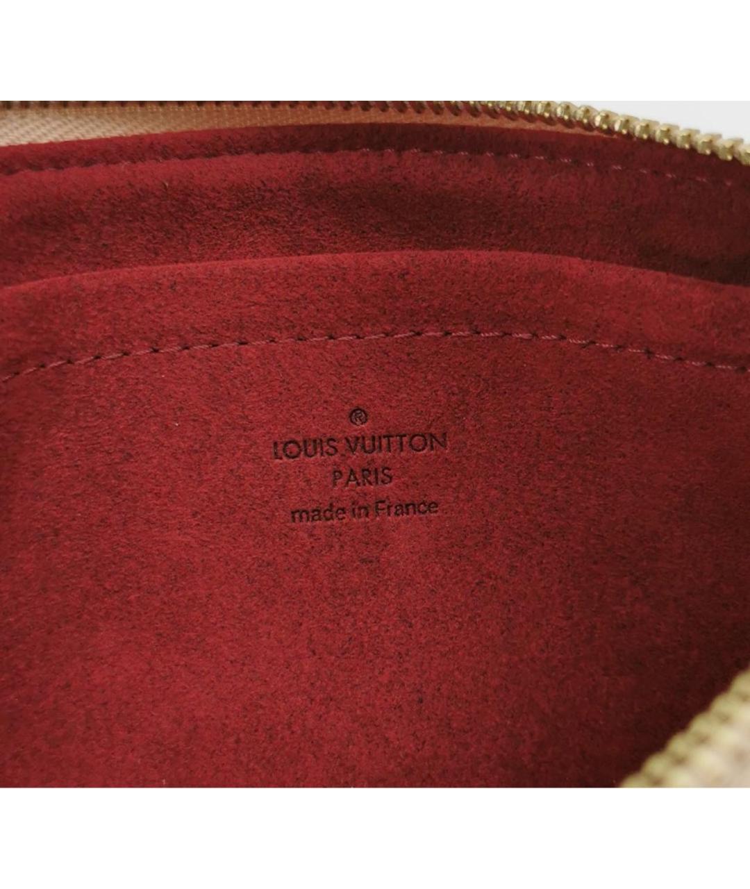 LOUIS VUITTON Белая кожаная сумка через плечо, фото 6