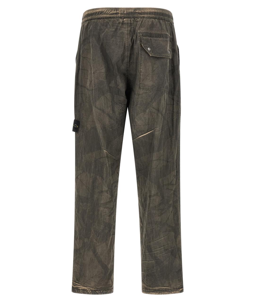 STONE ISLAND Мульти полиамидовые повседневные брюки, фото 2
