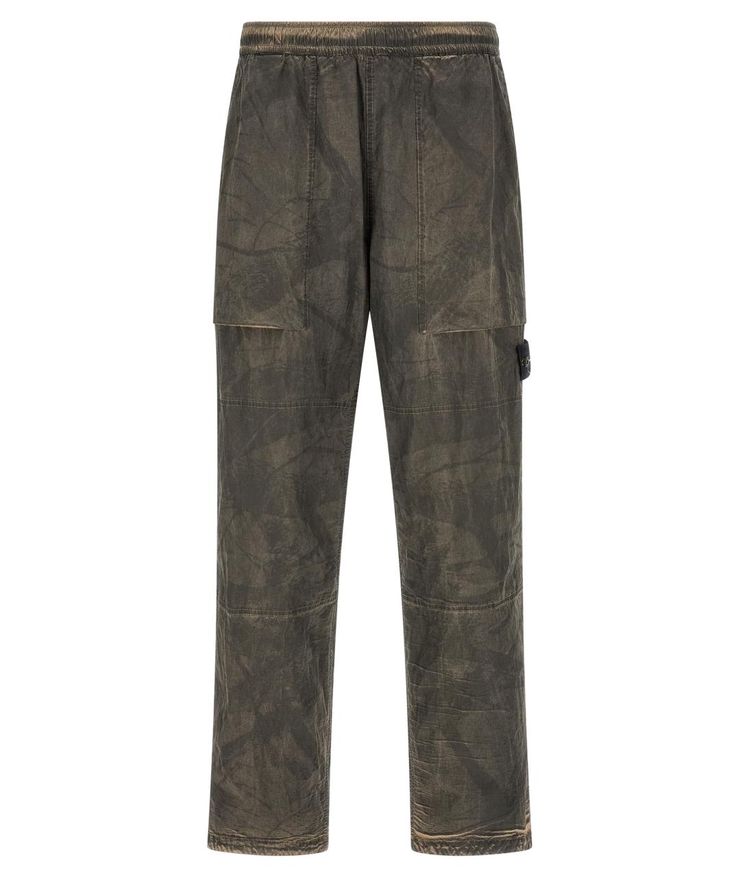 STONE ISLAND Мульти полиамидовые повседневные брюки, фото 1