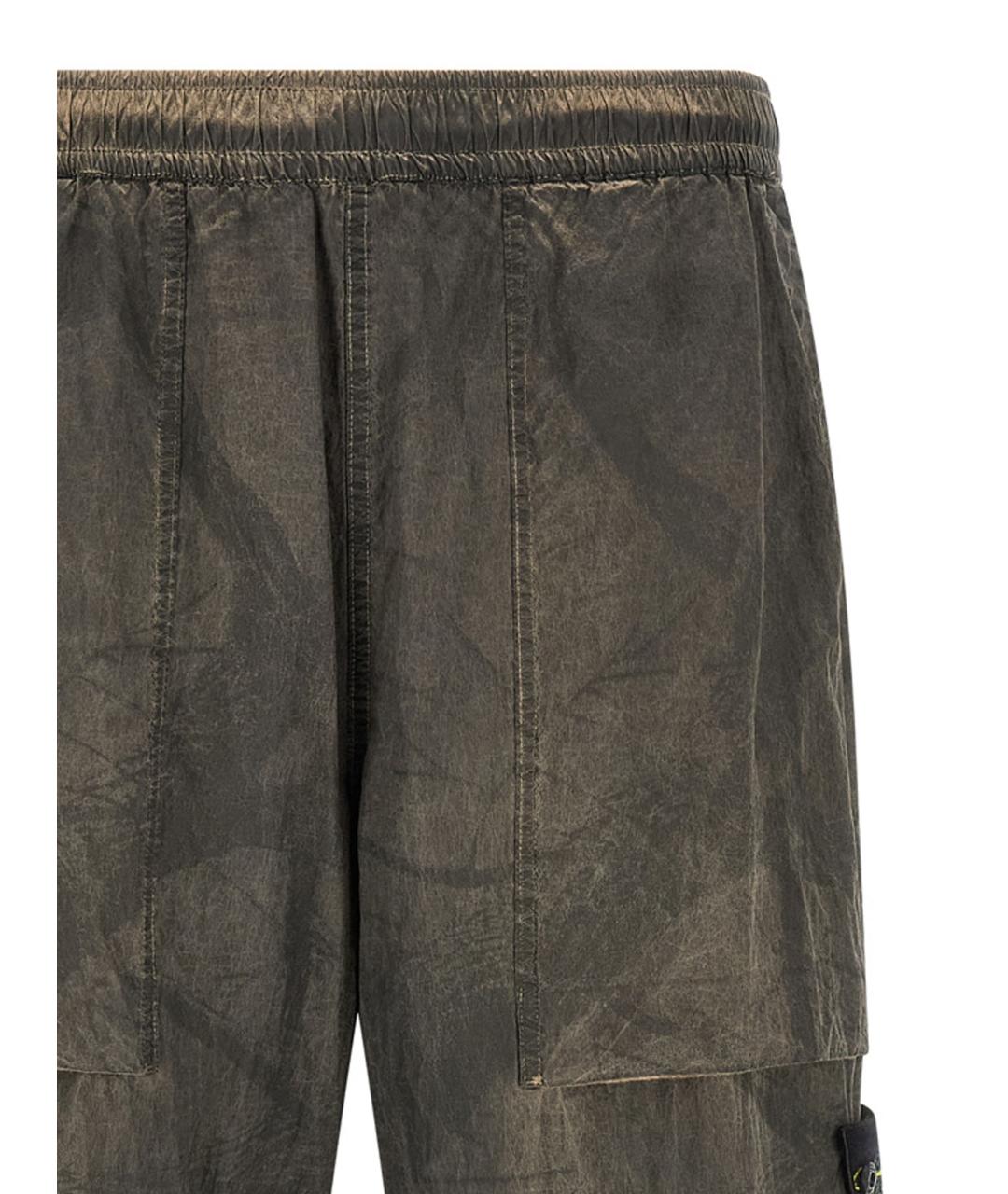 STONE ISLAND Мульти полиамидовые повседневные брюки, фото 3